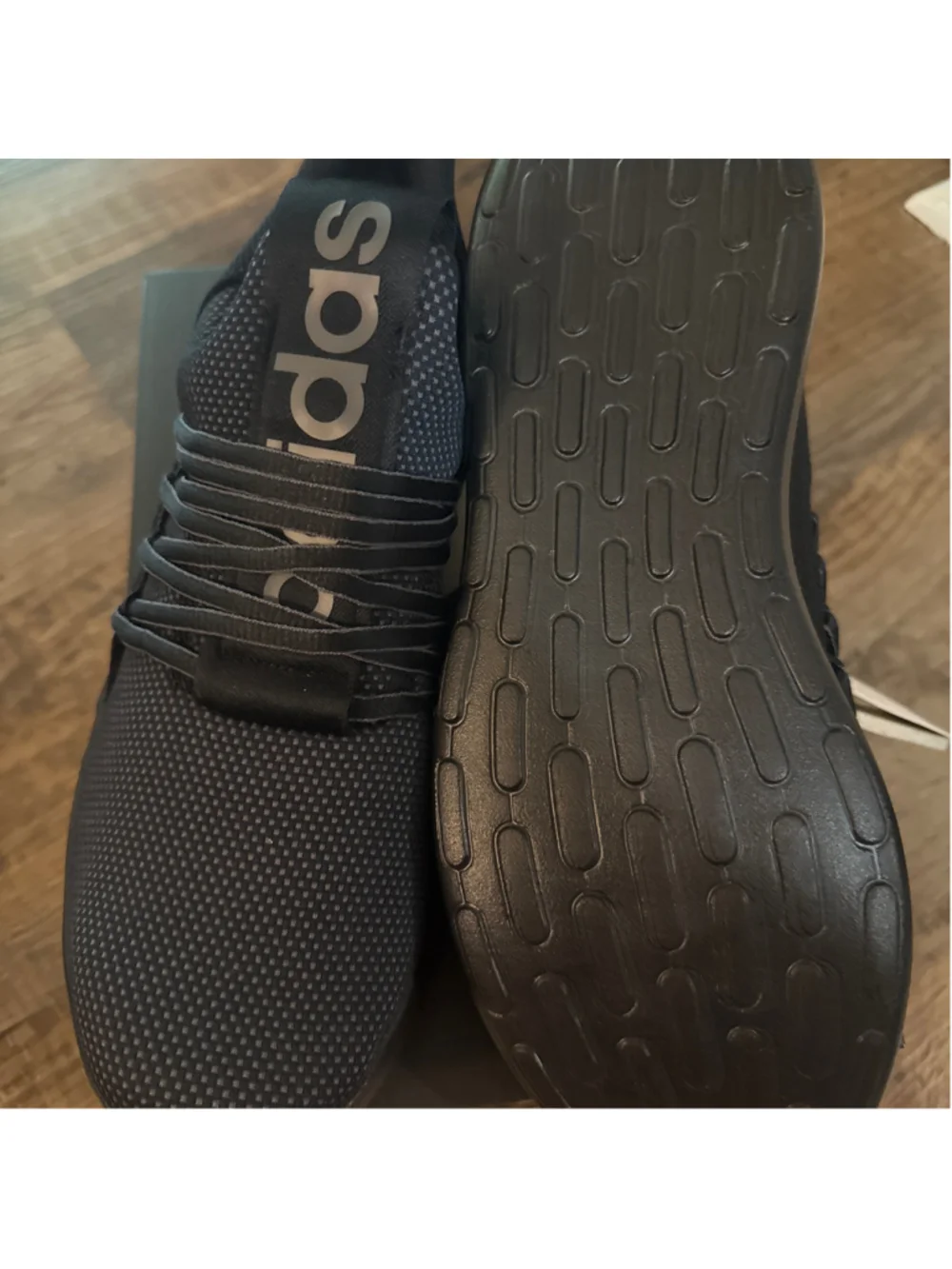 Men's Adidas Lite Racer Adapt 7.0 Sneakers Black Size 9